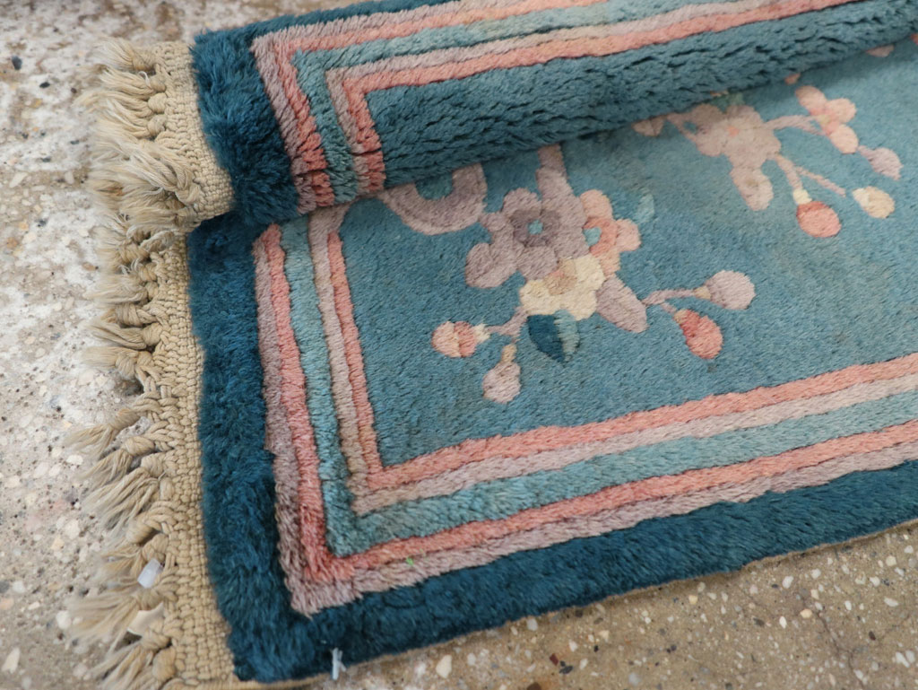 Vintage Chinese Art Deco Pictorial Rug, No.31526 - Galerie Shabab