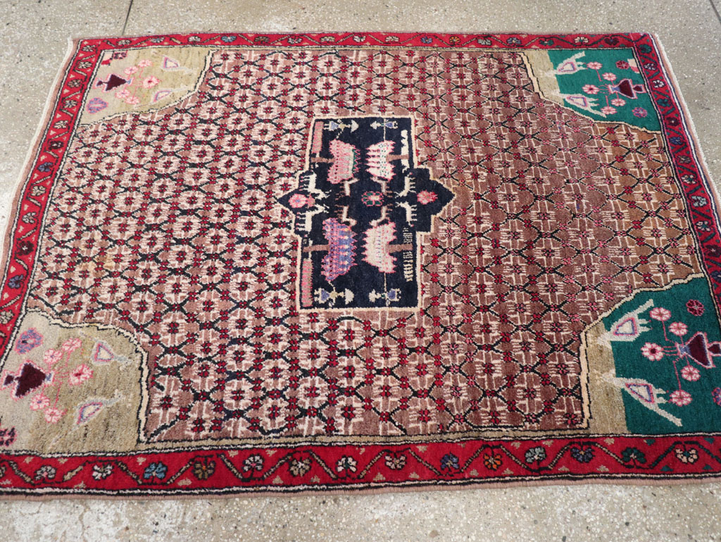 Vintage Hamadan Pictorial Rug, No.31527 - Galerie Shabab