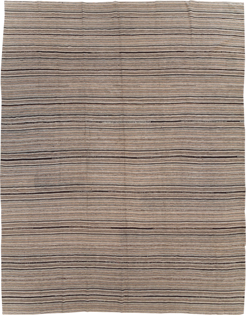 Vintage Turkish Flatweave Kilim Room Size Carpet, No.31530 - Galerie Shabab