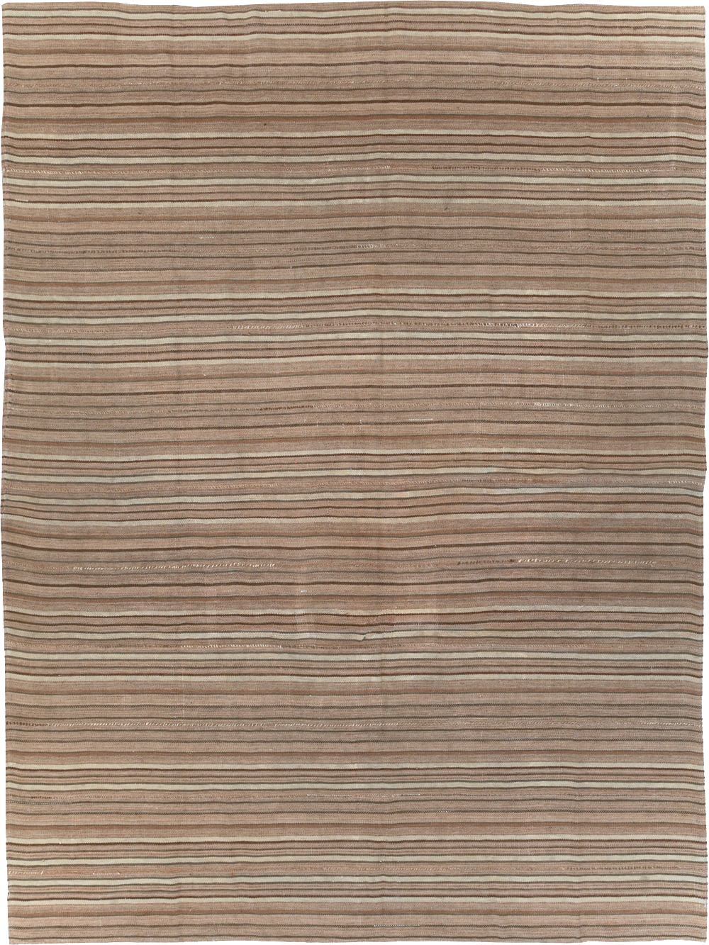 Vintage Persian Flatweave Kilim Accent Carpet, No.31532 - Galerie Shabab