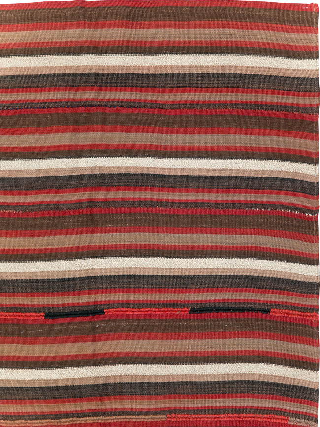 Vintage Turkish Flatweave Kilim Accent Carpet, No.31533 - Galerie Shabab