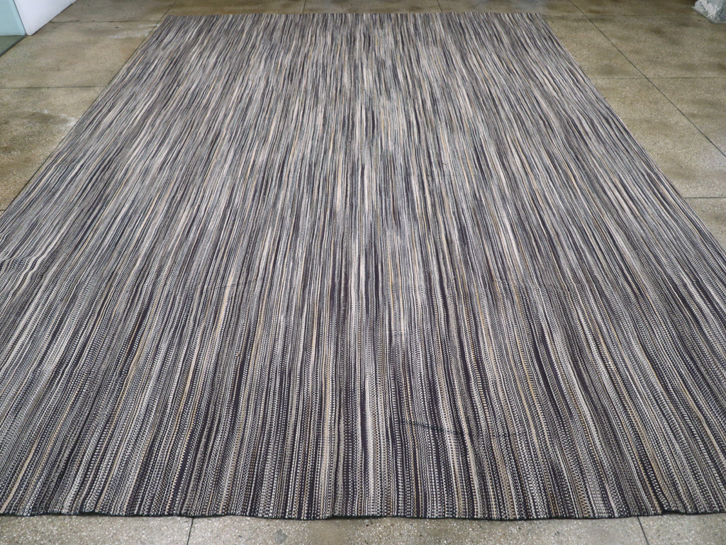 Modern Turkish Flatweave Large Carpet, No.31538 - Galerie Shabab