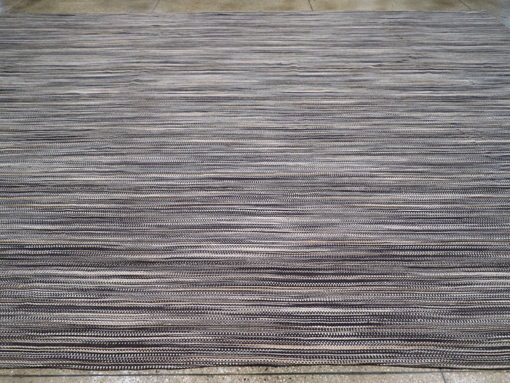 Modern Turkish Flatweave Large Carpet, No.31538 - Galerie Shabab
