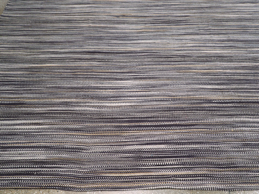 Modern Turkish Flatweave Large Carpet, No.31538 - Galerie Shabab
