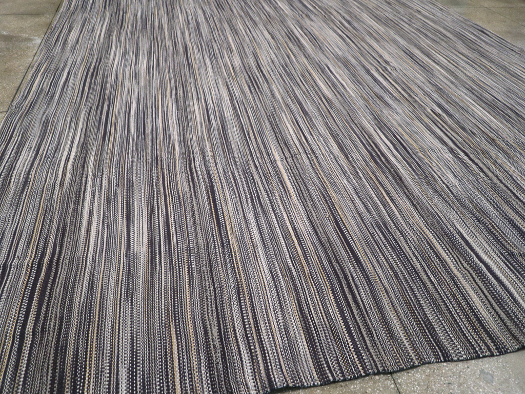 Modern Turkish Flatweave Large Carpet, No.31538 - Galerie Shabab