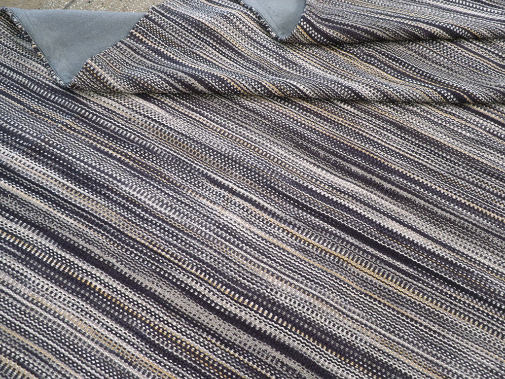 Modern Turkish Flatweave Large Carpet, No.31538 - Galerie Shabab