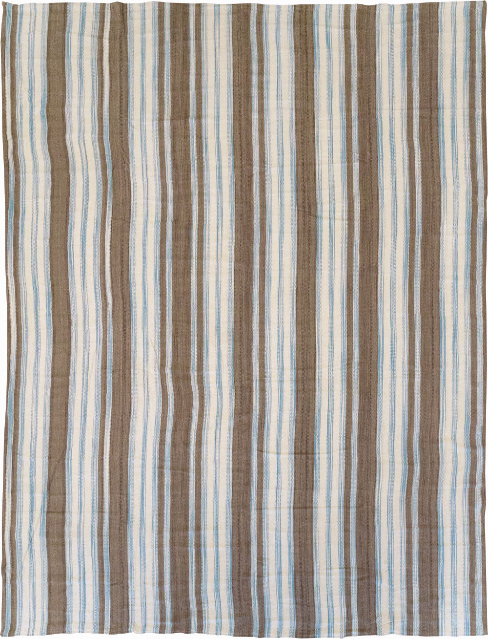 Modern Turkish Flatweave Kilim Large Carpet, No.31542 - Galerie Shabab