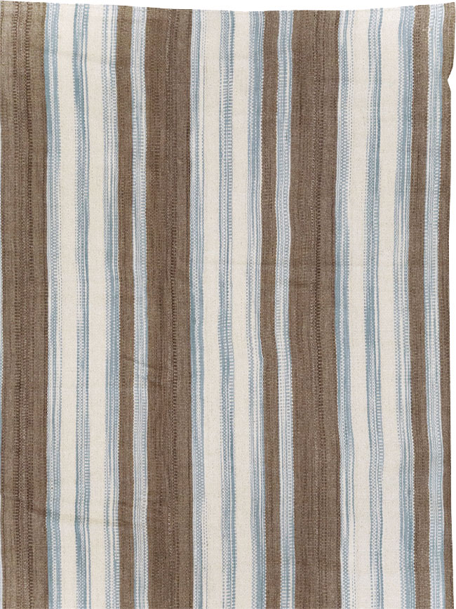 Modern Turkish Flatweave Kilim Large Carpet, No.31542 - Galerie Shabab