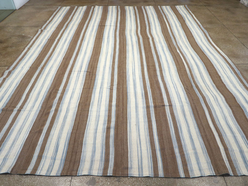 Modern Turkish Flatweave Kilim Large Carpet, No.31542 - Galerie Shabab