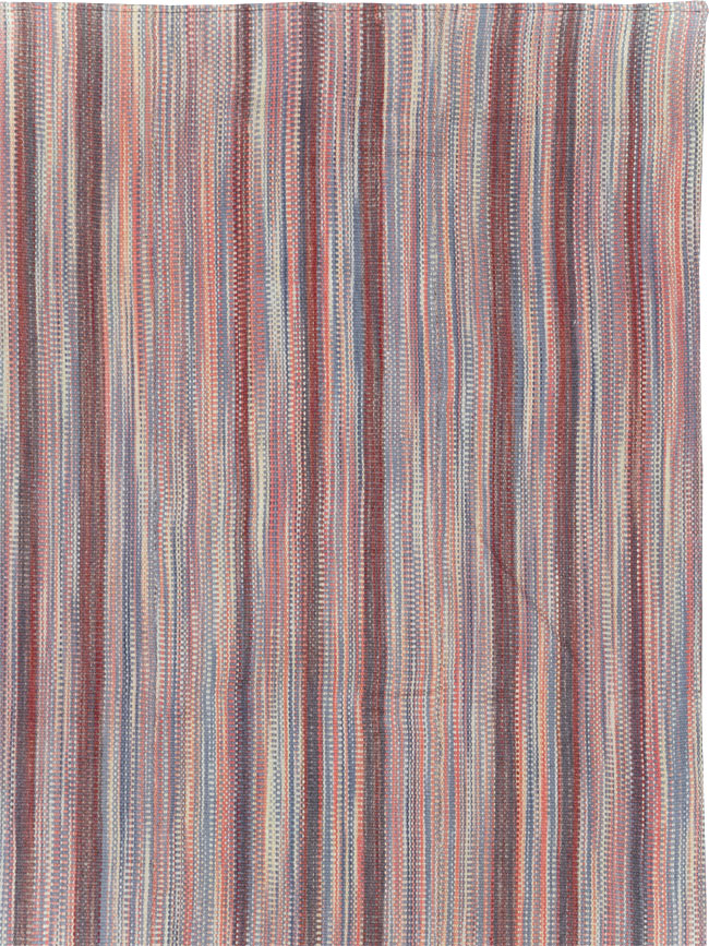 Modern Turkish Flatweave Room Size Carpet, No.31545 - Galerie Shabab