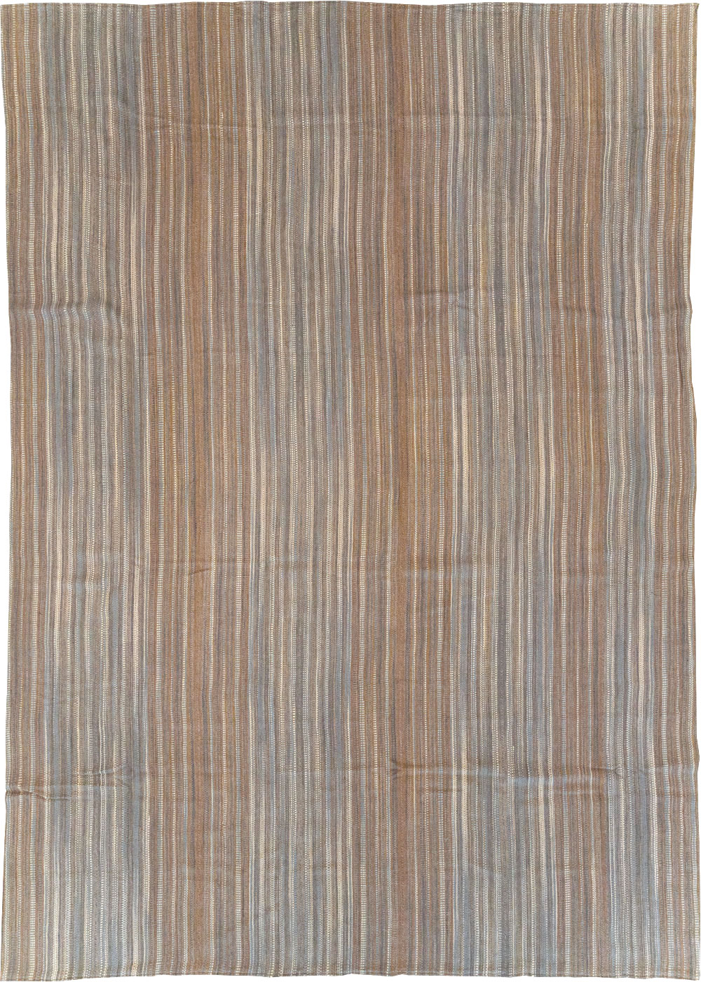 Modern Turkish Flatweave Room Size Carpet, No.31547 - Galerie Shabab