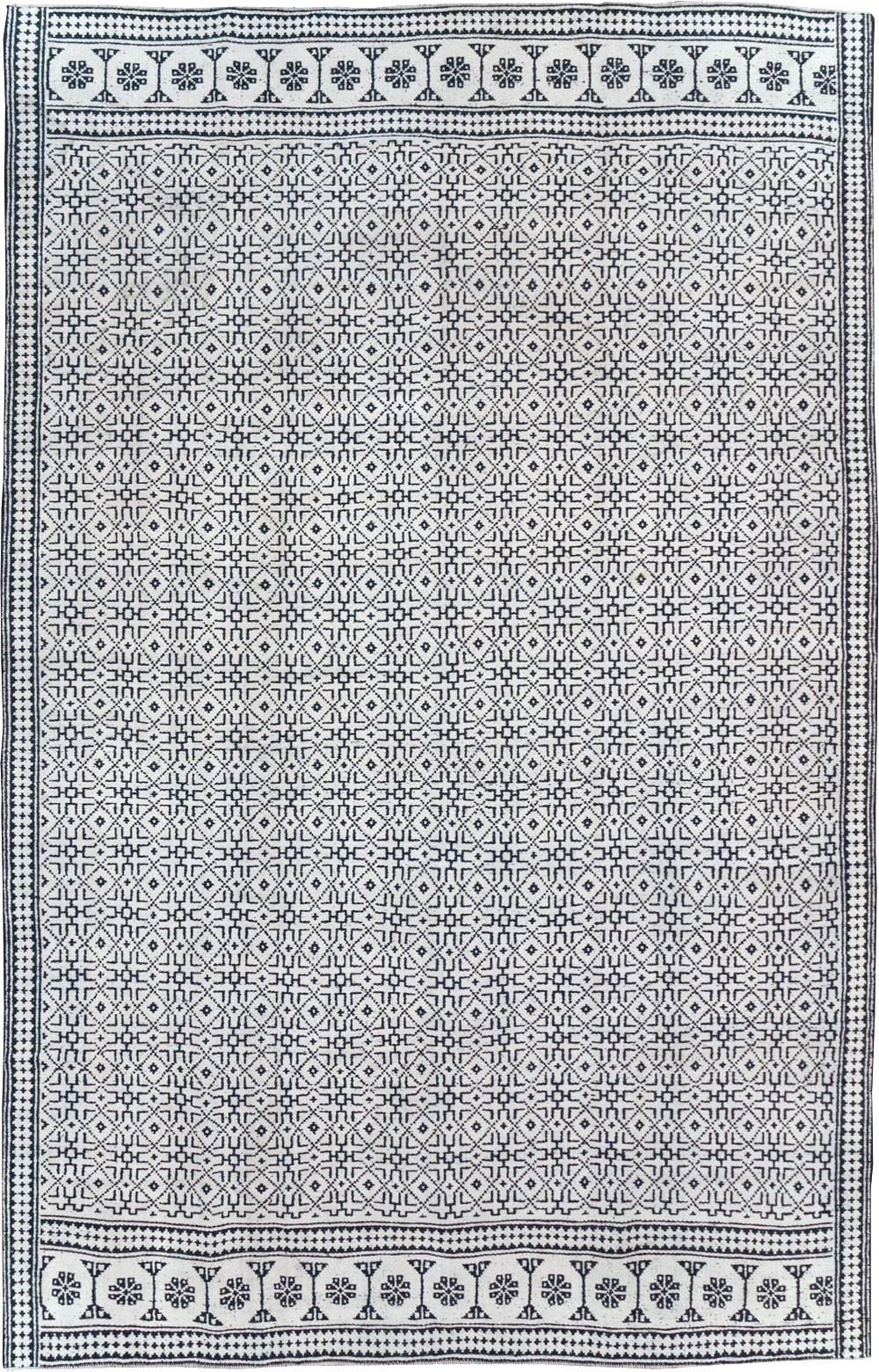 Vintage Persian Flatweave Kilim Room Size Carpet, No.31555 - Galerie Shabab