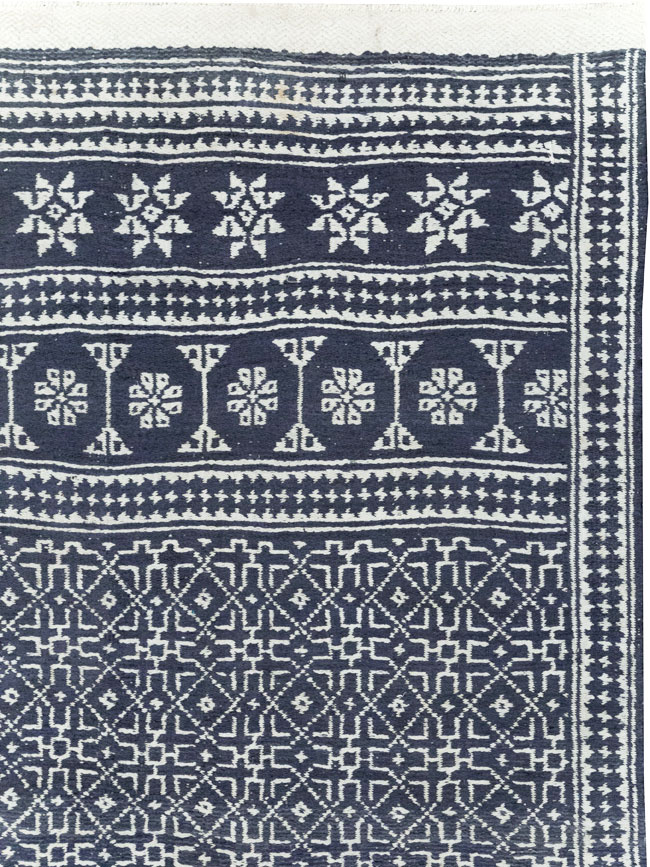 Vintage Persian Flatweave Kilim Large Carpet, No.31559 - Galerie Shabab