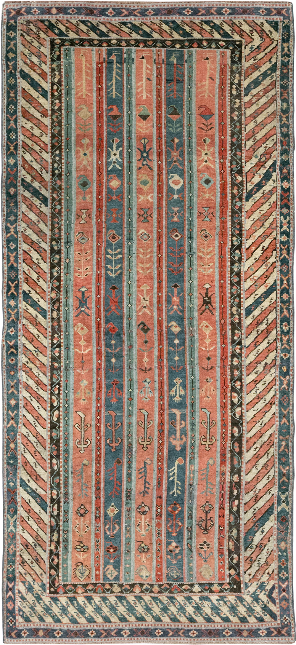 Antique Caucasian Karabagh Rug, No.31565 - Galerie Shabab