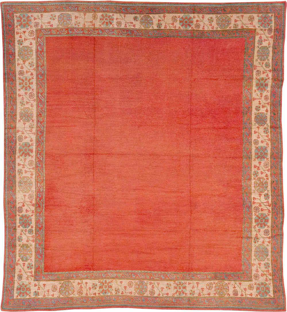 Antique Turkish Oushak Carpet, No.31567 - Galerie Shabab