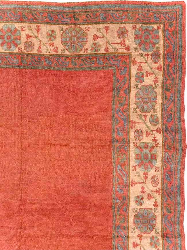 Antique Turkish Oushak Carpet, No.31567 - Galerie Shabab