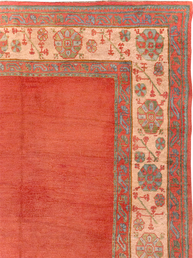 Antique Turkish Oushak Carpet, No.31567 - Galerie Shabab
