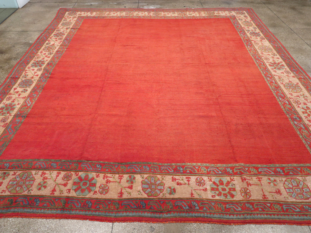 Antique Turkish Oushak Carpet, No.31567 - Galerie Shabab