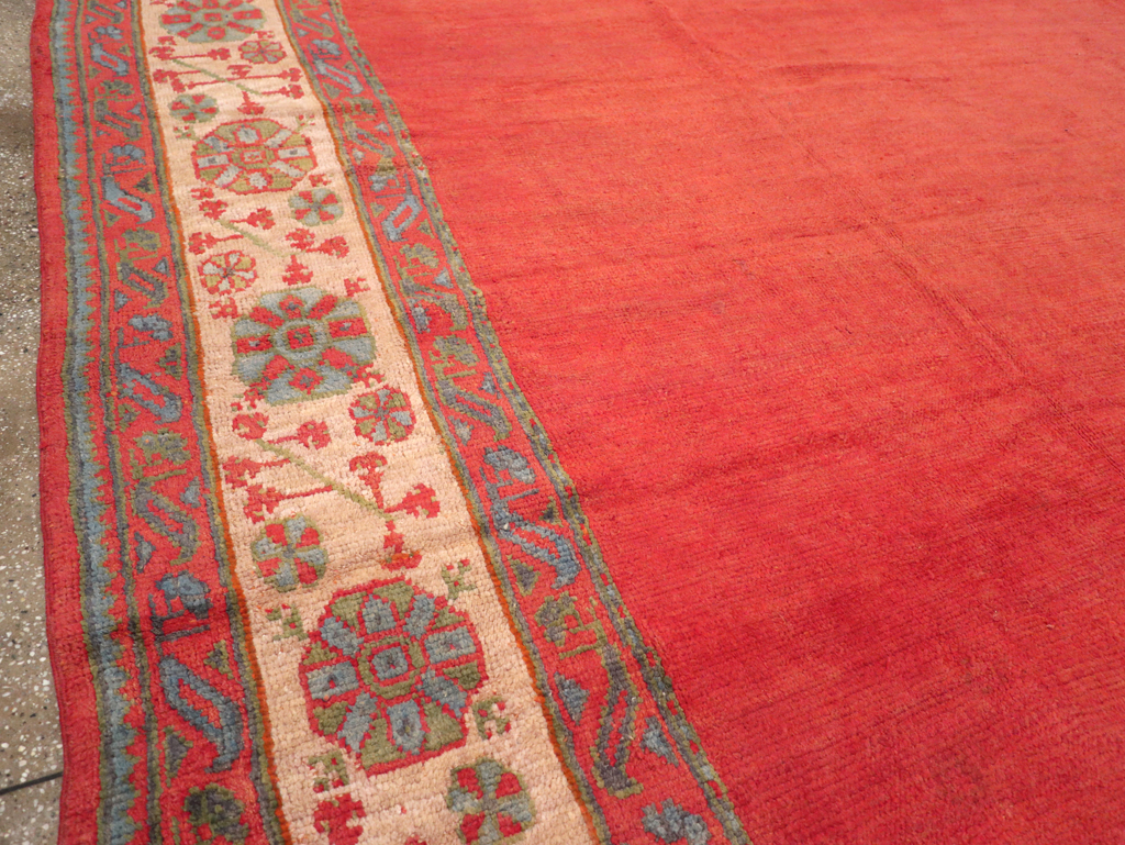 Antique Turkish Oushak Carpet, No.31567 - Galerie Shabab