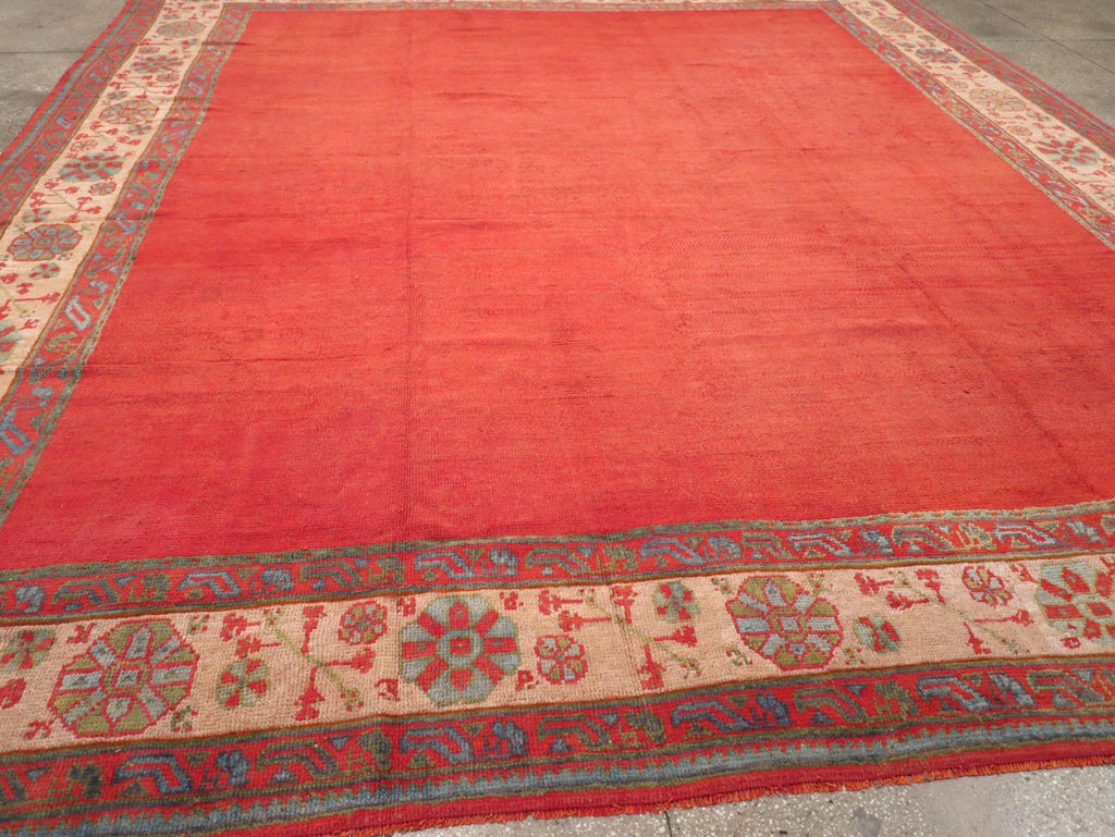 Antique Turkish Oushak Carpet, No.31567 - Galerie Shabab