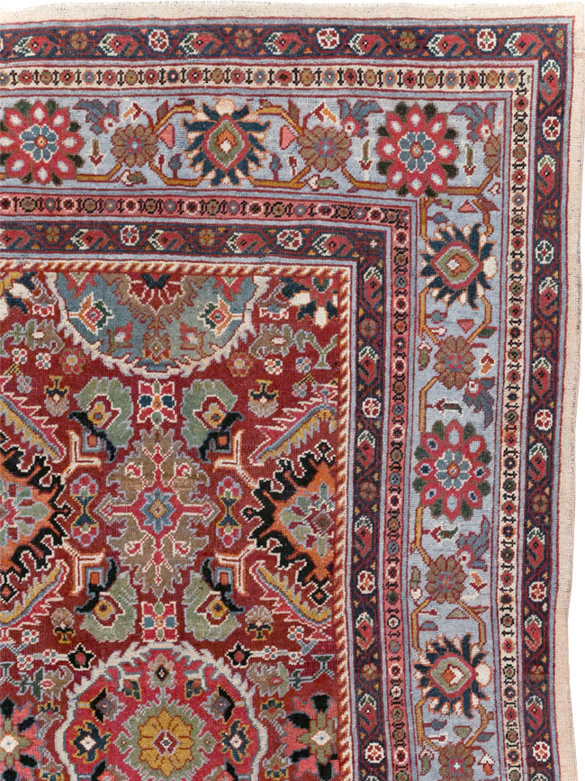 Vintage Persian Mahal Square Room Size Carpet, No.31568 - Galerie Shabab