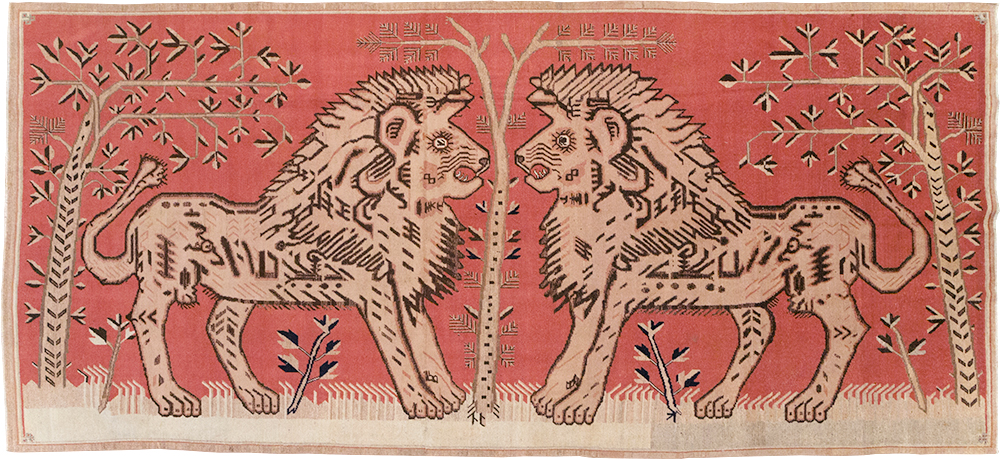 Antique Pictorial Khotan Rug, No.31574 - Galerie Shabab