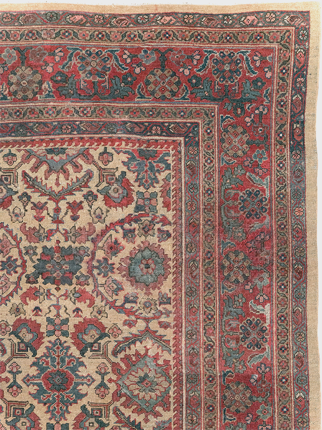 Antique Persian Mahal Carpet, No.31576 - Galerie Shabab