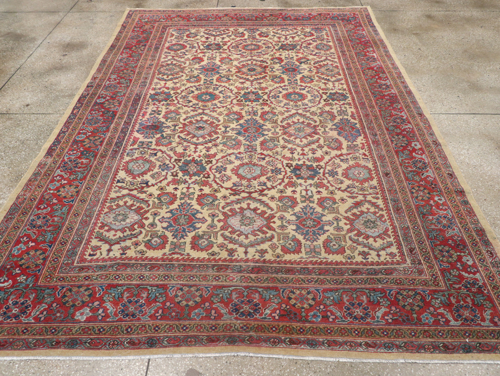 Antique Persian Mahal Carpet, No.31576 - Galerie Shabab