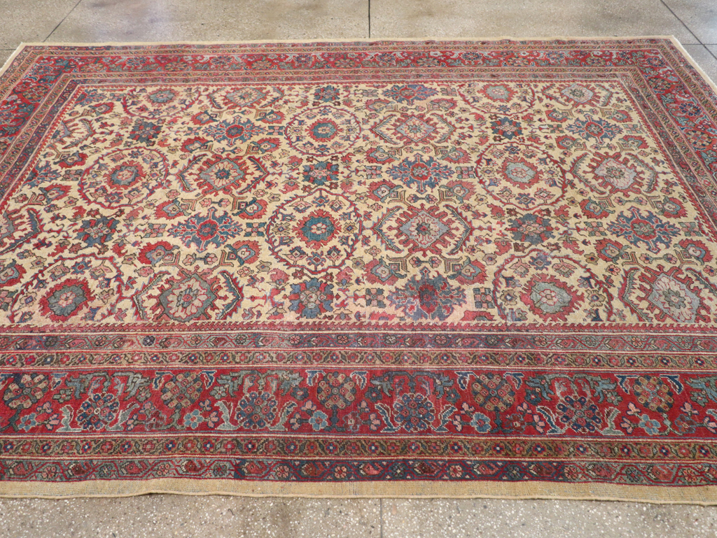 Antique Persian Mahal Carpet, No.31576 - Galerie Shabab