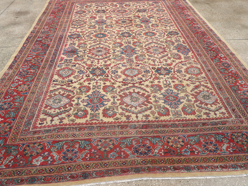 Antique Persian Mahal Carpet, No.31576 - Galerie Shabab
