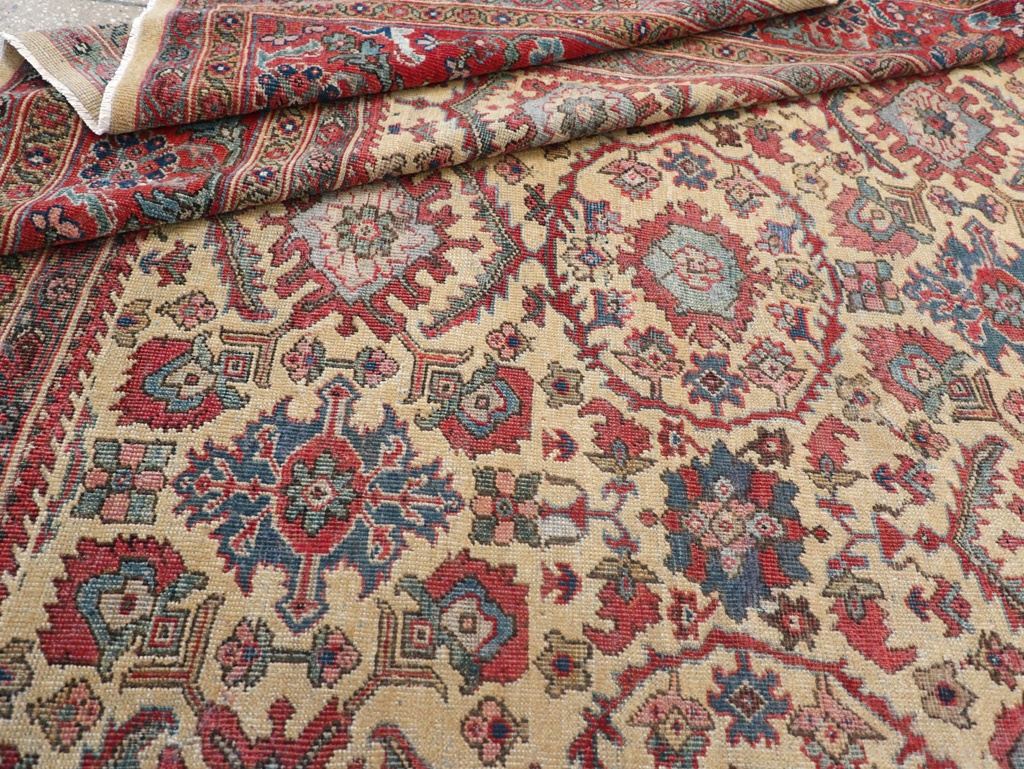 Antique Persian Mahal Carpet, No.31576 - Galerie Shabab