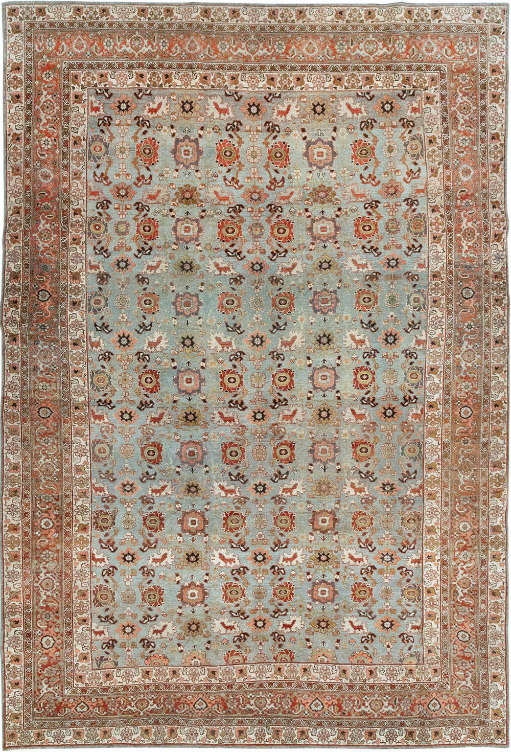 Antique Persian Bidjar Room Size Carpet, No.31577 - Galerie Shabab