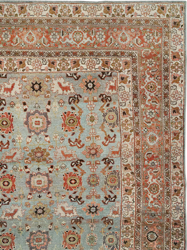 Antique Persian Bidjar Room Size Carpet, No.31577 - Galerie Shabab