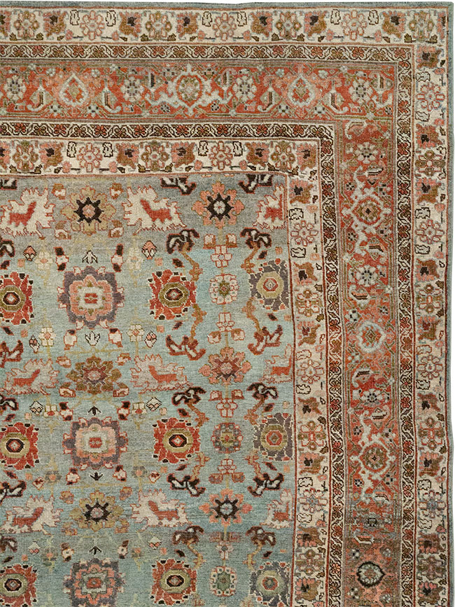 Antique Persian Bidjar Room Size Carpet, No.31577 - Galerie Shabab