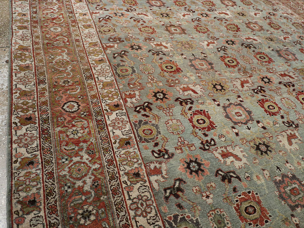 Antique Persian Bidjar Room Size Carpet, No.31577 - Galerie Shabab