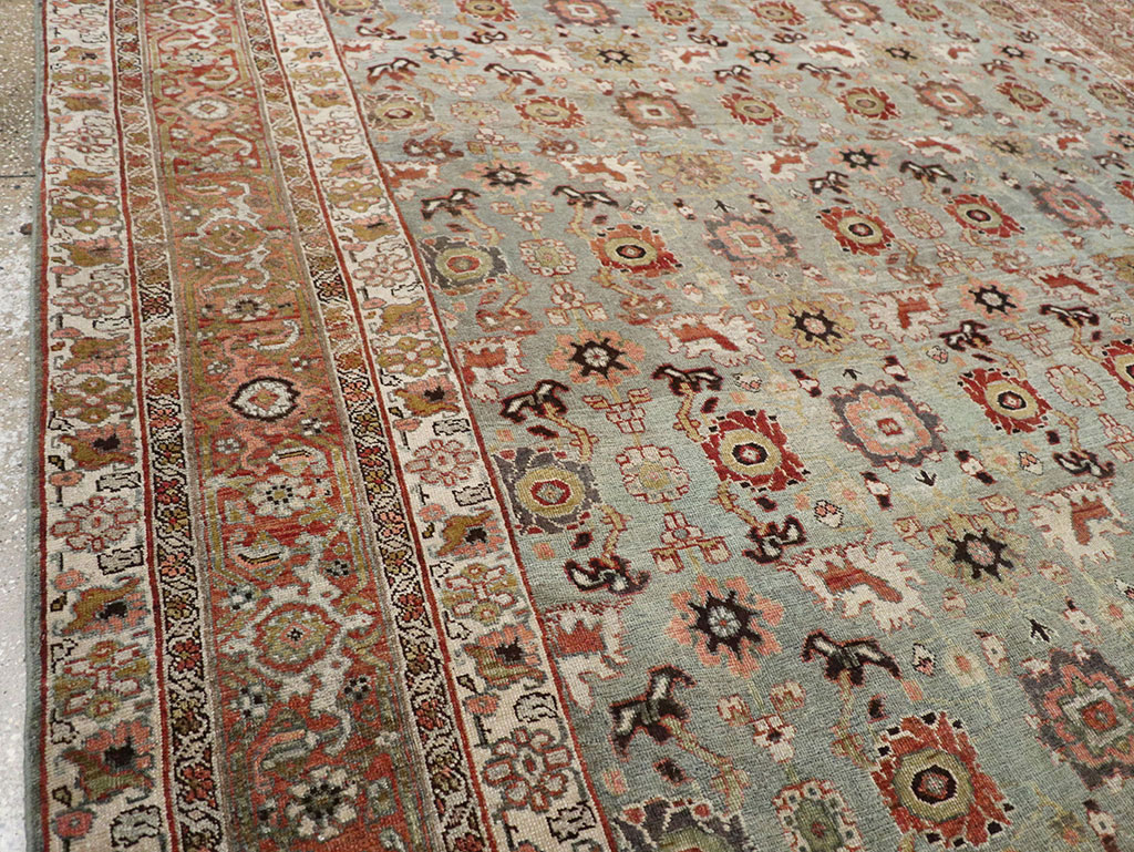 Antique Persian Bidjar Room Size Carpet, No.31577 - Galerie Shabab