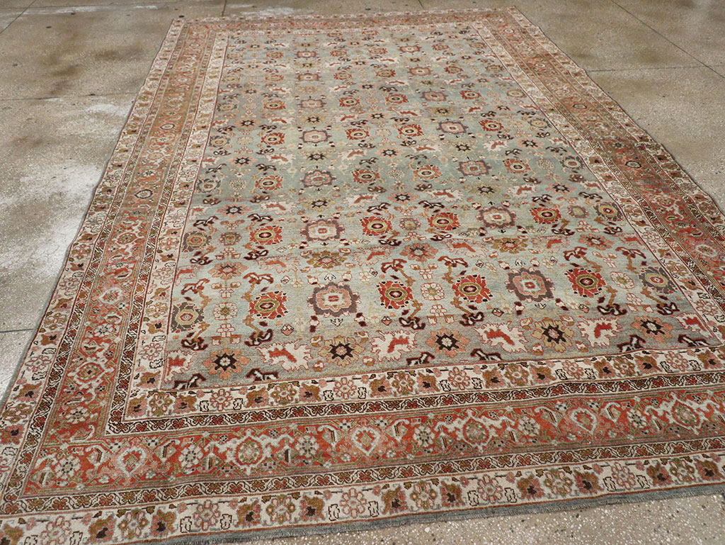 Antique Persian Bidjar Room Size Carpet, No.31577 - Galerie Shabab
