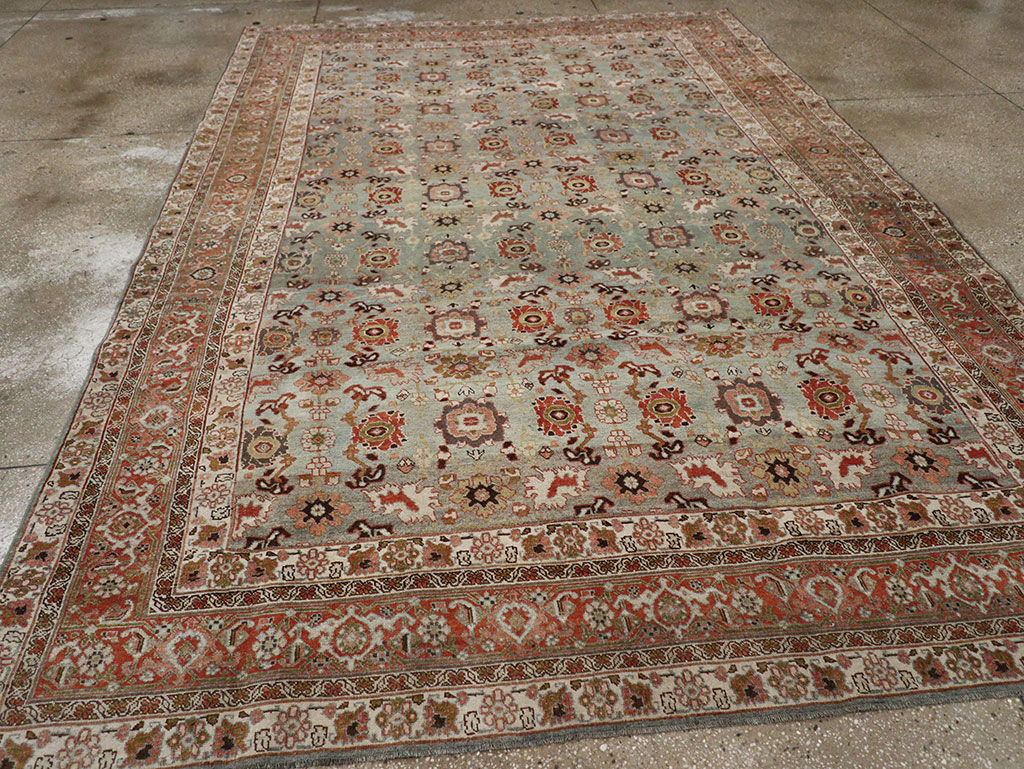 Antique Persian Bidjar Room Size Carpet, No.31577 - Galerie Shabab