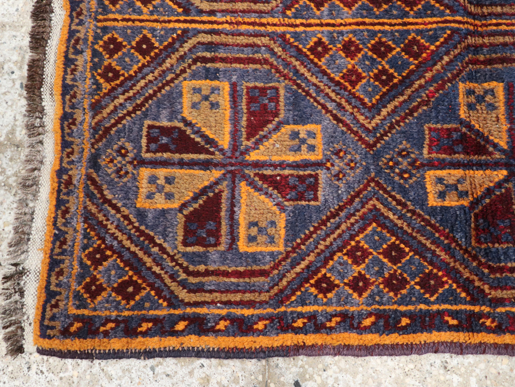 Vintage Persian Baluch Throw Rug, No.31582 - Galerie Shabab