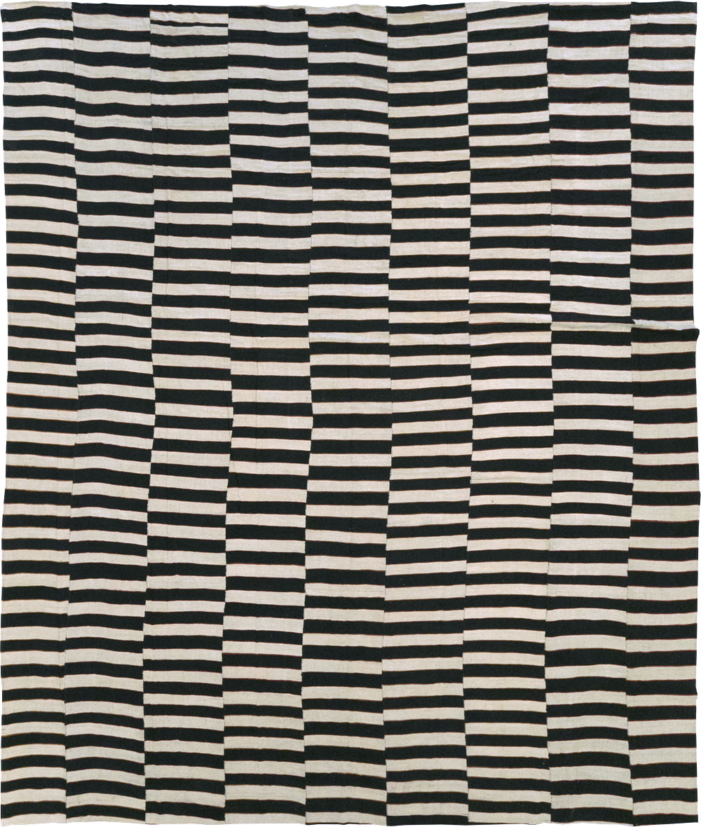 Modern Turkish Flatweave Kilim Large Room Size Carpet, No.31594 - Galerie Shabab