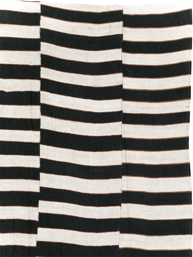 Modern Turkish Flatweave Kilim Large Room Size Carpet, No.31594 - Galerie Shabab