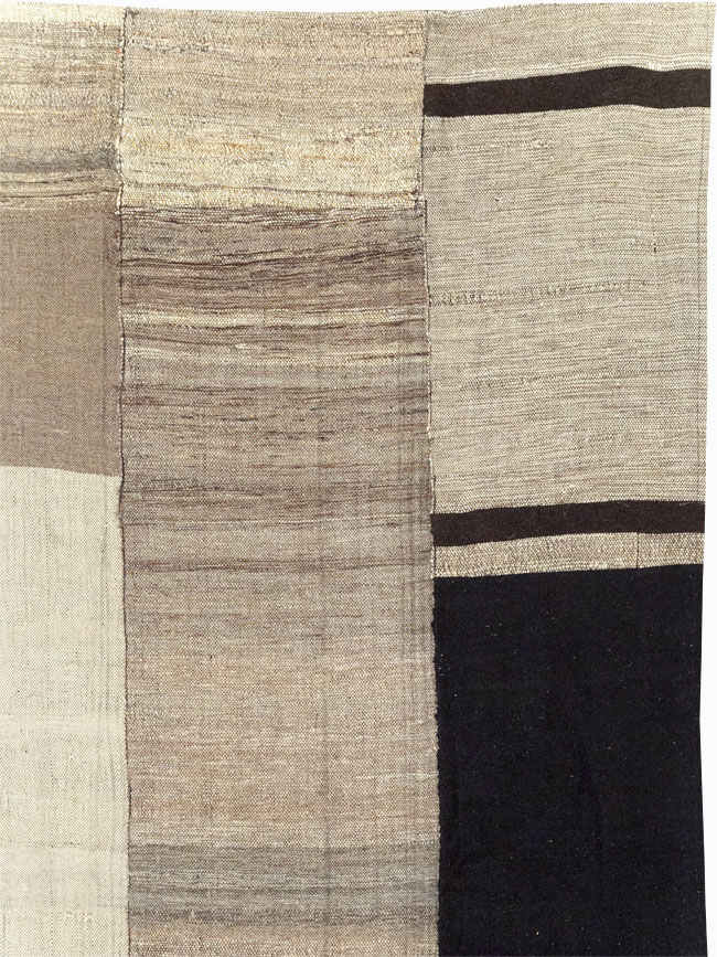 Modern Turkish Flatweave Room Size Carpet, No.31598 - Galerie Shabab