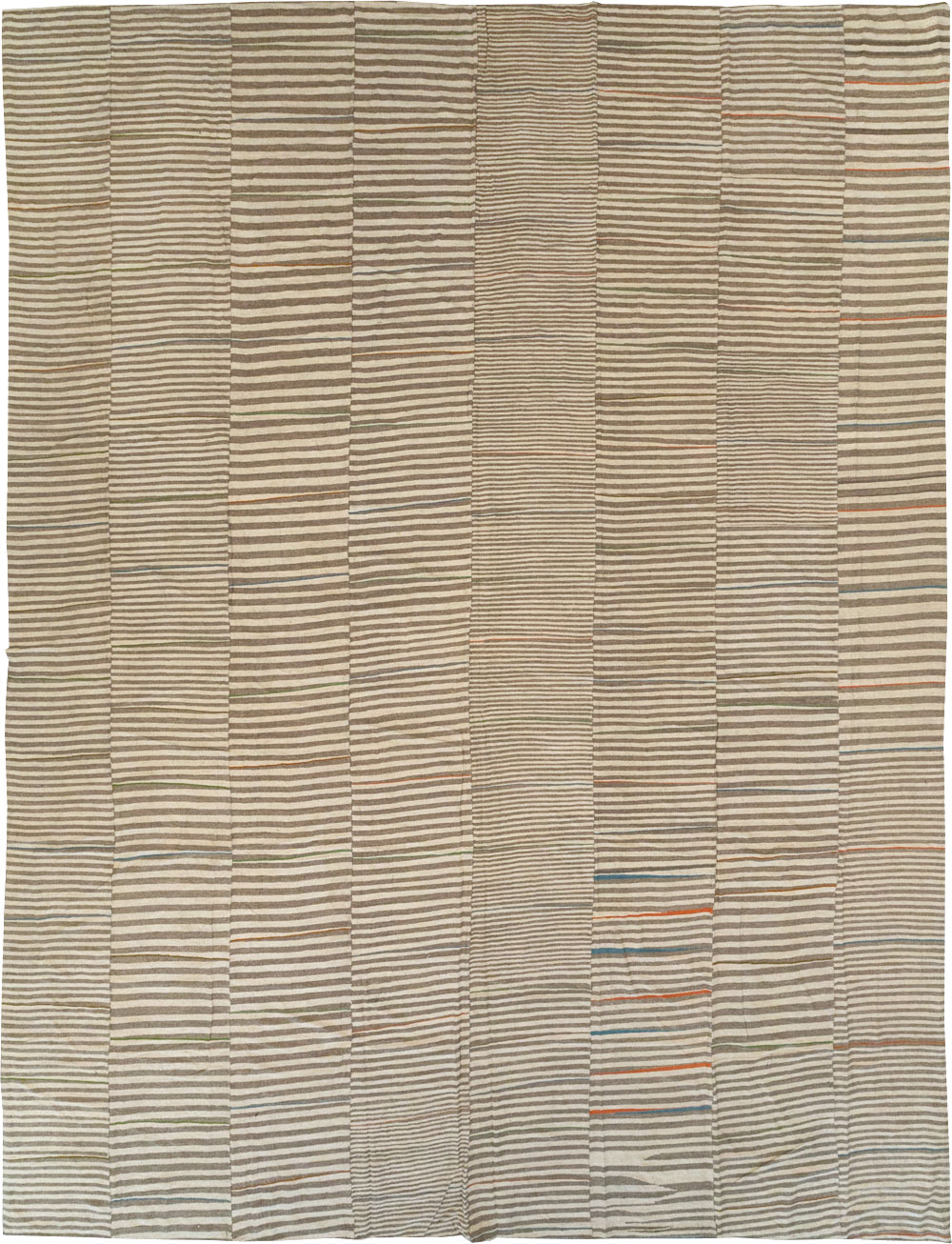 Modern Turkish Flatweave Kilim Large Carpet, No.31608 - Galerie Shabab
