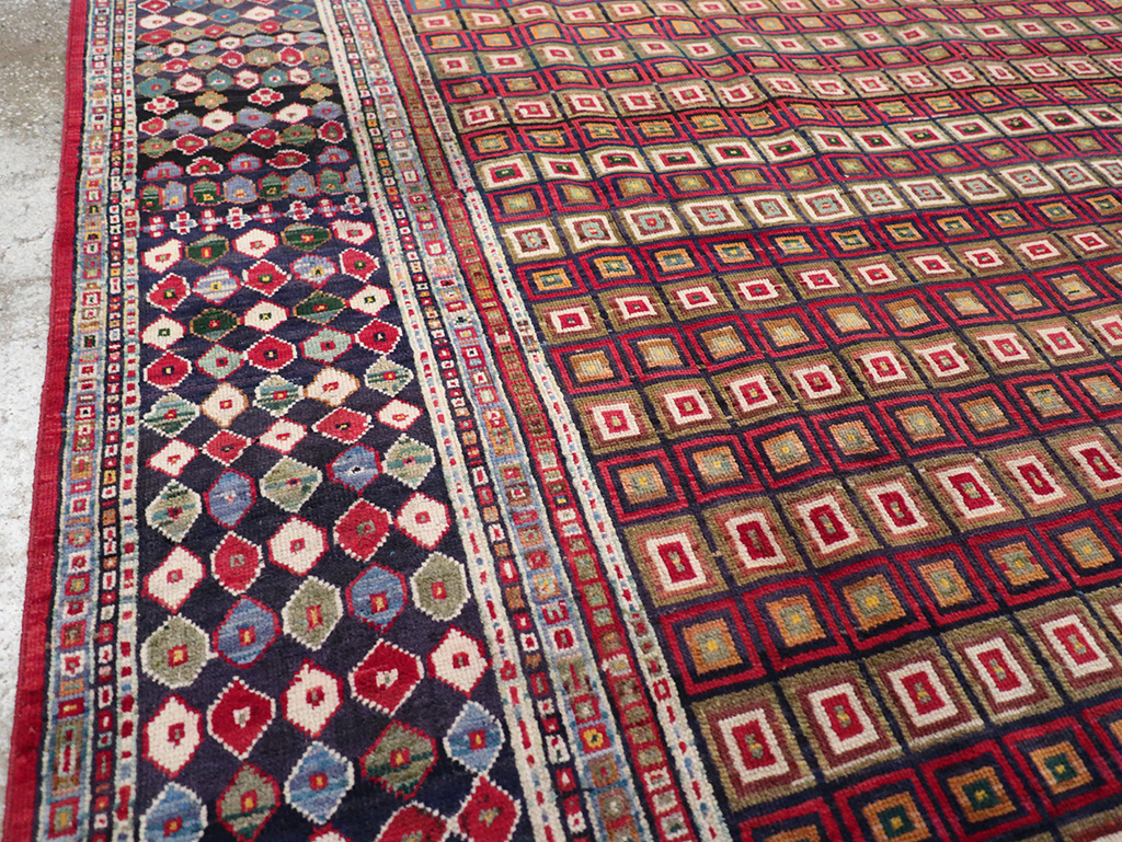 Vintage Persian Tabriz Room Size Carpet, No.31610 - Galerie Shabab