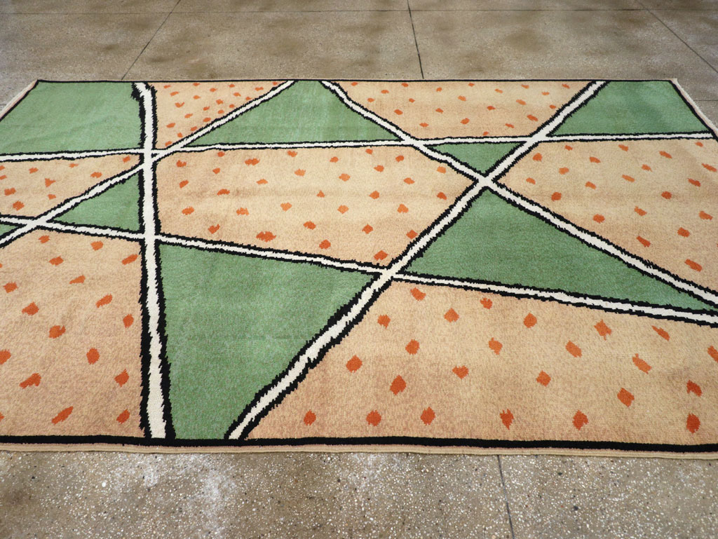 Vintage French Art Deco Room Size Carpet, No.31614 - Galerie Shabab