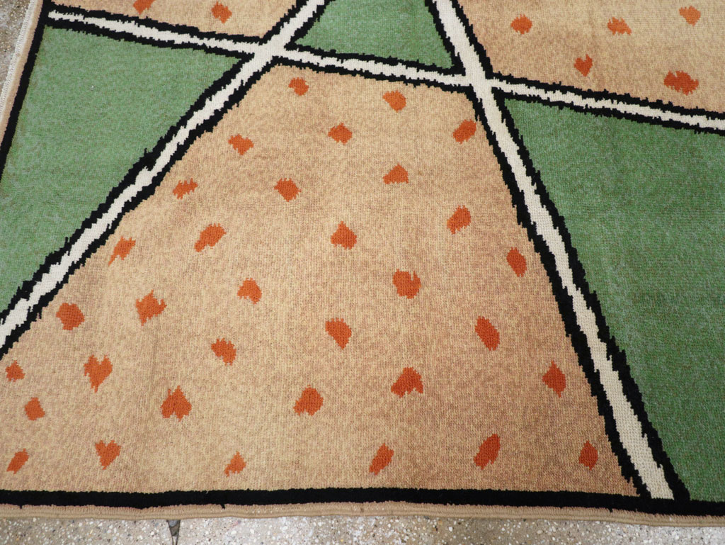 Vintage French Art Deco Room Size Carpet, No.31614 - Galerie Shabab