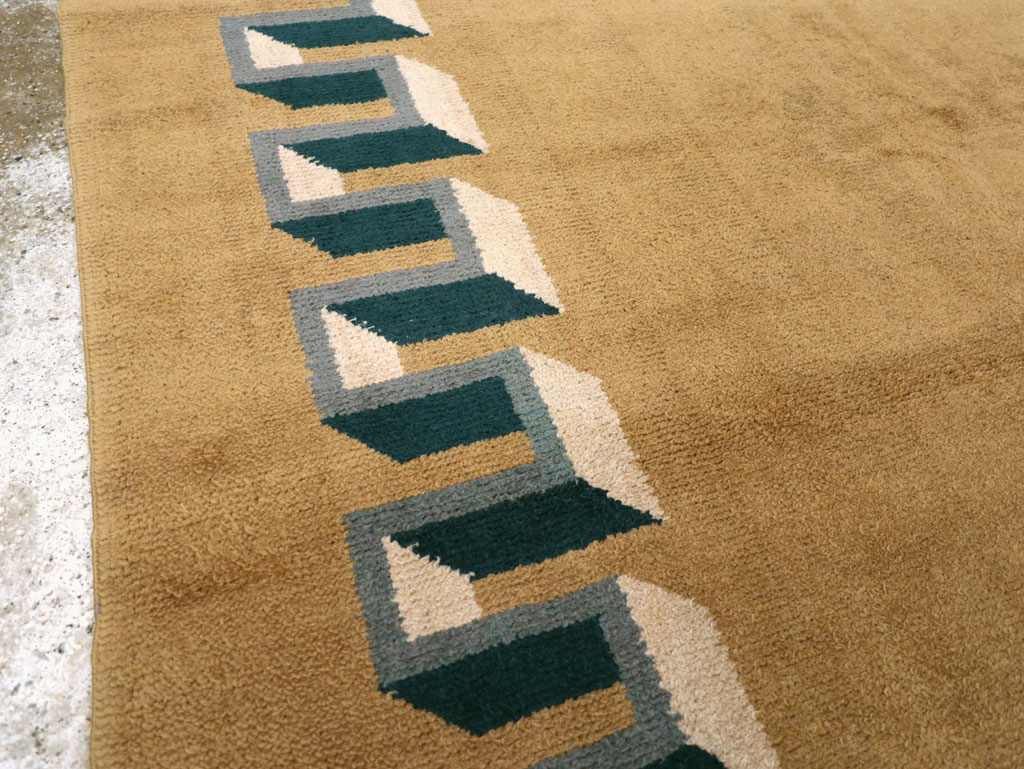 Vintage French Art Deco Carpet, No.31615 - Galerie Shabab