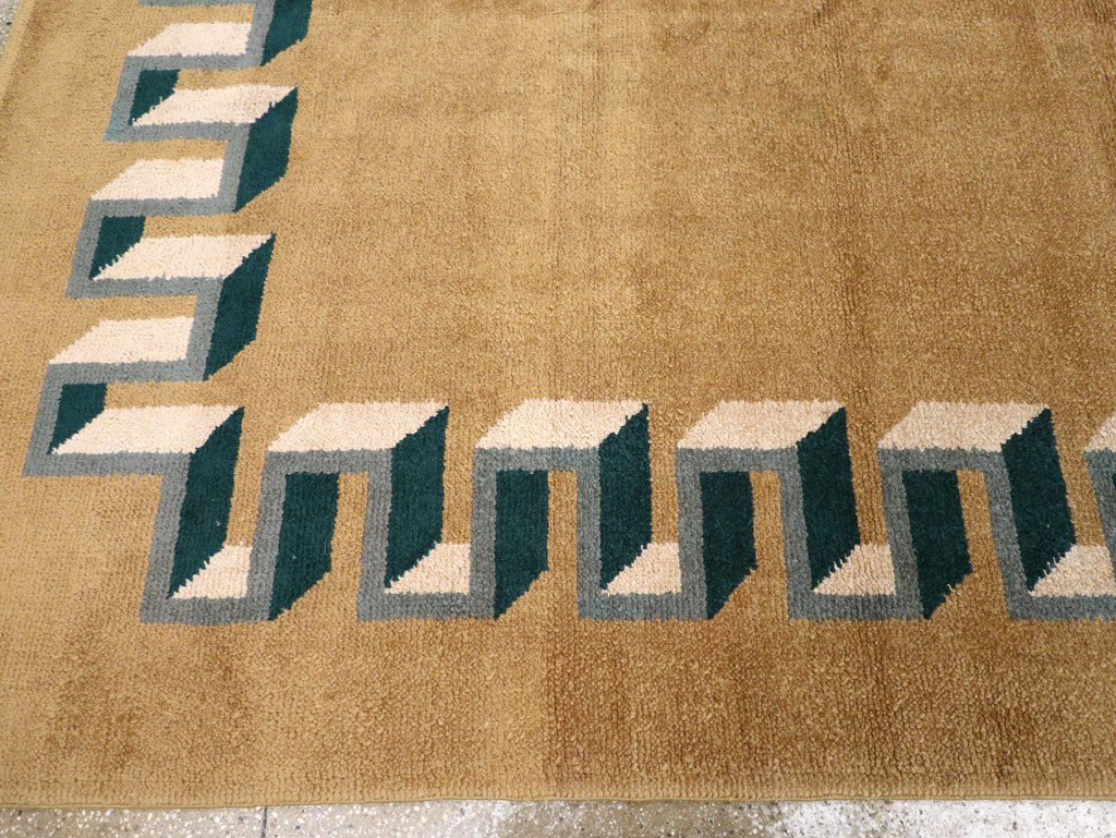 Vintage French Art Deco Carpet, No.31615 - Galerie Shabab