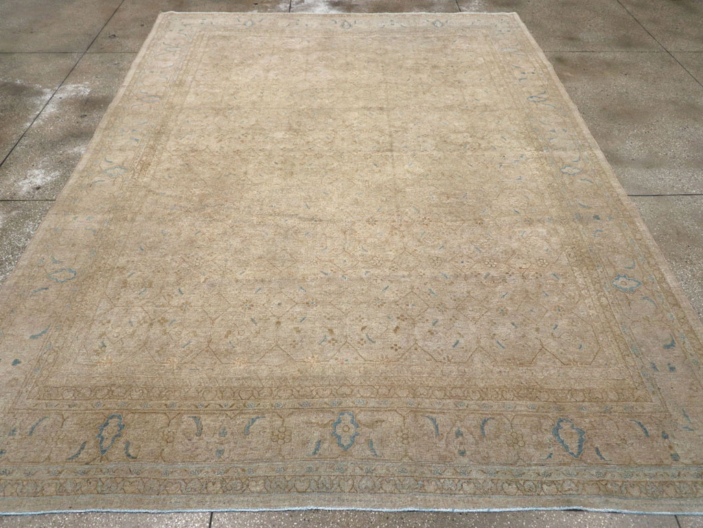 Vintage Persian Mahal Room Size Carpet, No.31619 - Galerie Shabab