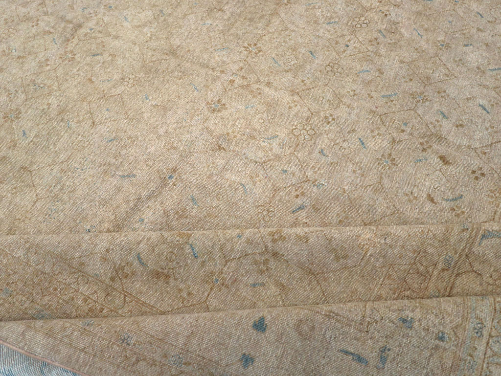 Vintage Persian Mahal Room Size Carpet, No.31619 - Galerie Shabab